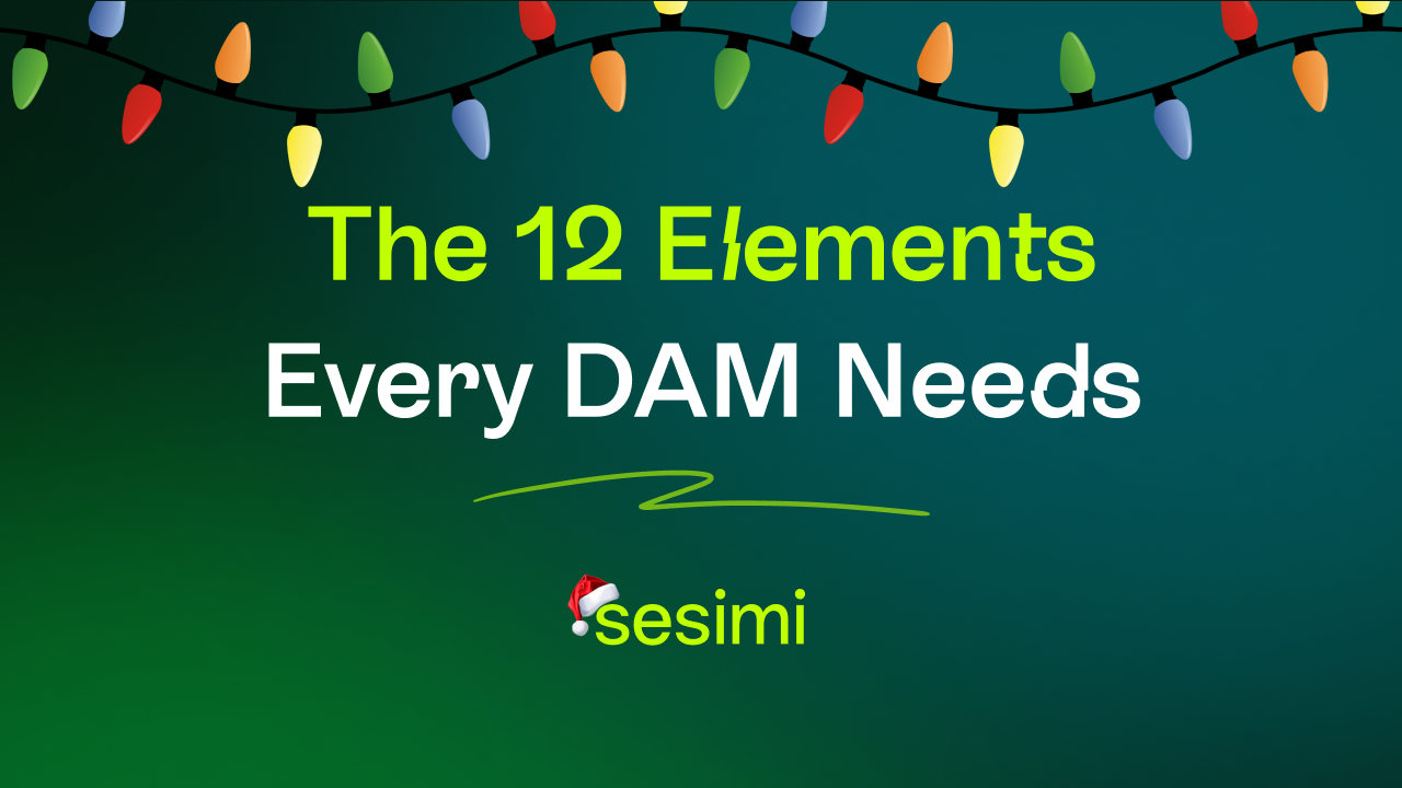 The Twelve Elements Every DAM Needs: A Christmas Carol